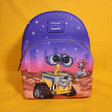 Loungefly Disney Pixar WALL-E & Eve Flower Night Scene Mini Backpack