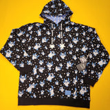 Lilo and Stitch Ghost Costume Glow In Dark Hoodie Large