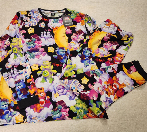 Cakeworthy Care Bears x Universal Monsters Unisex PJ Set Size 2XL