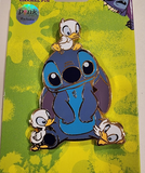 Stitch with Ducklings Lilo and Stitch Enamel Pin
