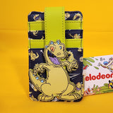 Loungefly  Nickelodeon  Rugrats Reptar Dinosaur Vertical Cardholder Wallet