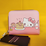 Hello Kitty Tiny Chum & Treats Pancakes Milk Zip Wallet