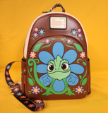 Loungefly Disney Princess Tangled Pascal Flower Face Daisy Mini Backpack