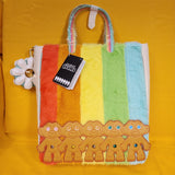 Loungefly X Good Luck Trolls Classic Trolls Plush Glitter Tote Crossbody Bag NEW