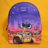 Loungefly Disney Pixar WALL-E & Eve Flower Night Scene Mini Backpack