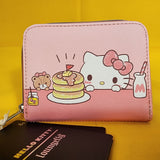 Hello Kitty Tiny Chum & Treats Pancakes Milk Zip Wallet