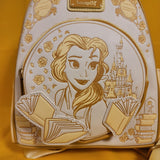 Loungefly Beauty and the Beast Belle Tonal Sketch Portrait Mini Backpack
