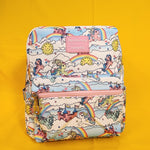 Loungefly My Little Pony Sky Scene AOP Nylon Square Mini Backpack