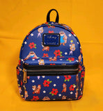 Rescue Rangers Character All Over Print Blue Mini Backpack