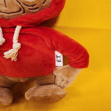 E.T. ET Dog Toy 12" Plush Squeaker Red Hoodie Fetch For Pets Dogs Cats