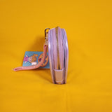 Loungefly Polly Pocket Compact Play set Figural Iridescent Zip Wristlet Wallet