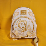 Loungefly Beauty and the Beast Belle Tonal Sketch Portrait Mini Backpack