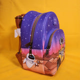Loungefly Disney Pixar WALL-E & Eve Flower Night Scene Mini Backpack