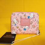 Hello Kitty Tiny Chum & Treats Pancakes Milk Zip Wallet
