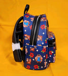 Rescue Rangers Character All Over Print Blue Mini Backpack