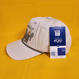 Ford Bronco Desert Ride Snapback Cap Embroidered Rope Captain Hat Beige