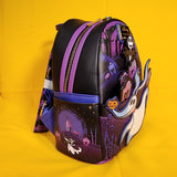 Loungefly Disney NBC Zero Graveyard Light Up Jack Pop Up Mini Backpack