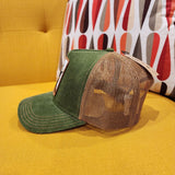 Smokey the Bear Corduroy Smokey Patch Snap Back Trucker Hat Baseball Cap