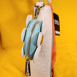 Loungefly X Good Luck Trolls Classic Trolls Plush Glitter Tote Crossbody Bag NEW