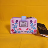 Loungefly Disney Winnie the Pooh Eeyore Bow Floral Embroidered Flap Wallet