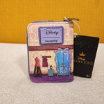 Tangled Rapunzel Lenticular Lantern Window Zip Around Wallet