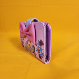 Loungefly Disney Winnie the Pooh Eeyore Bow Floral Embroidered Flap Wallet