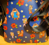 Rescue Rangers Character All Over Print Blue Mini Backpack