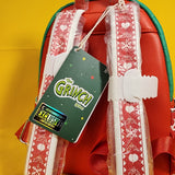 Loungefly Dr. Seuss How the Grinch Stole Christmas Holiday Sweater Mini Backpack