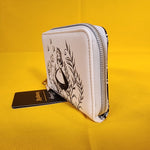 Alice In Wonderland Black & White Sketch Zip Wallet