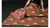 Cakeworthy the Wizard of Oz Dorothy in Poppy Field Cotton Quilted Throw Blanket