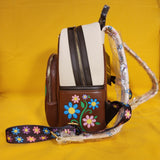 Loungefly Disney Princess Tangled Pascal Flower Face Daisy Mini Backpack
