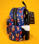 Rescue Rangers Character All Over Print Blue Mini Backpack