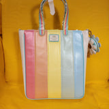 Loungefly X Good Luck Trolls Classic Trolls Plush Glitter Tote Crossbody Bag NEW