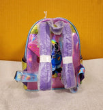 Lisa Frank Color Block Holographic Glitter Mini Backpack