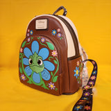 Loungefly Disney Princess Tangled Pascal Flower Face Daisy Mini Backpack