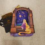 Tangled Rapunzel Lenticular Lantern Window Zip Around Wallet