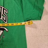 Gremlins Gizmo Santa Hat Boyfriend Fit Girls T-Shirt Green Size Large