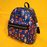 Rescue Rangers Character All Over Print Blue Mini Backpack
