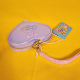 Loungefly Polly Pocket Compact Play set Figural Iridescent Zip Wristlet Wallet
