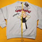 Cakeworthy Cinderella Comic Drop Sleeve Crewneck Blue Sweatshirt Oversized Large