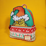 Loungefly Dr. Seuss How the Grinch Stole Christmas Holiday Sweater Mini Backpack
