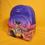 Loungefly Disney Pixar WALL-E & Eve Flower Night Scene Mini Backpack
