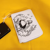 Alice In Wonderland Black & White Sketch Zip Wallet