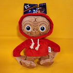 E.T. ET Dog Toy 12" Plush Squeaker Red Hoodie Fetch For Pets Dogs Cats