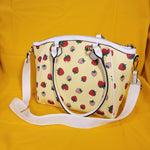 Juicy Couture Sweet N Juicy FR Tote Yellow Juicy Strawberry Tote Handbag Satchel
