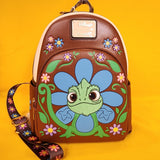 Loungefly Disney Princess Tangled Pascal Flower Face Daisy Mini Backpack