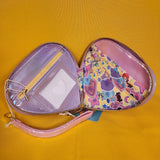 Loungefly Polly Pocket Compact Play set Figural Iridescent Zip Wristlet Wallet