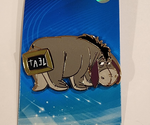 Winnie the Pooh Eeyore Tael Sign Missing Tail Enamel Pin Palm Exclusive