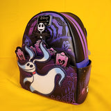 Loungefly Disney NBC Zero Graveyard Light Up Jack Pop Up Mini Backpack