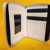 Alice In Wonderland Black & White Sketch Zip Wallet